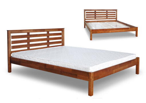 купить кровать Модерн деревянное изголовье