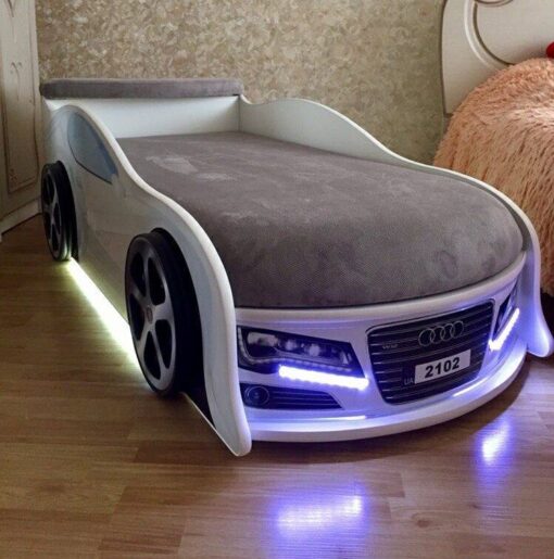 Кровать машина Audi реальное фото