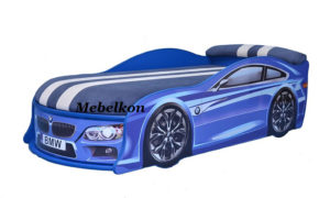 Кровать-машина-BMW-синяя