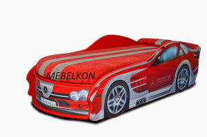 Кровать-машина-Mercedes-красная