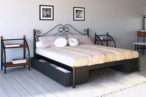 Кровать-Адель-Металл-Дизайн