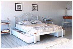 Кровать-Анжелика-Металл-Дизайн-белая-фото