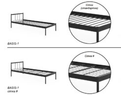 Основа ліжка Basis Метакам