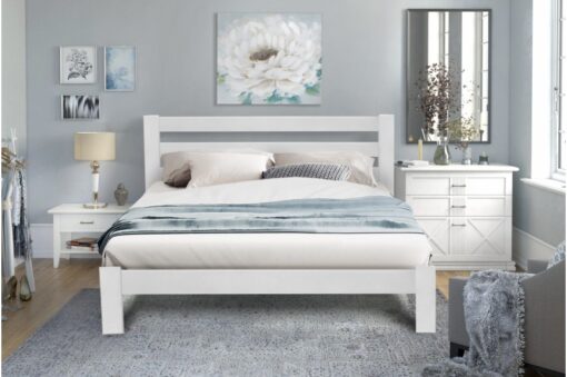 Ліжко Гефест колір білий
